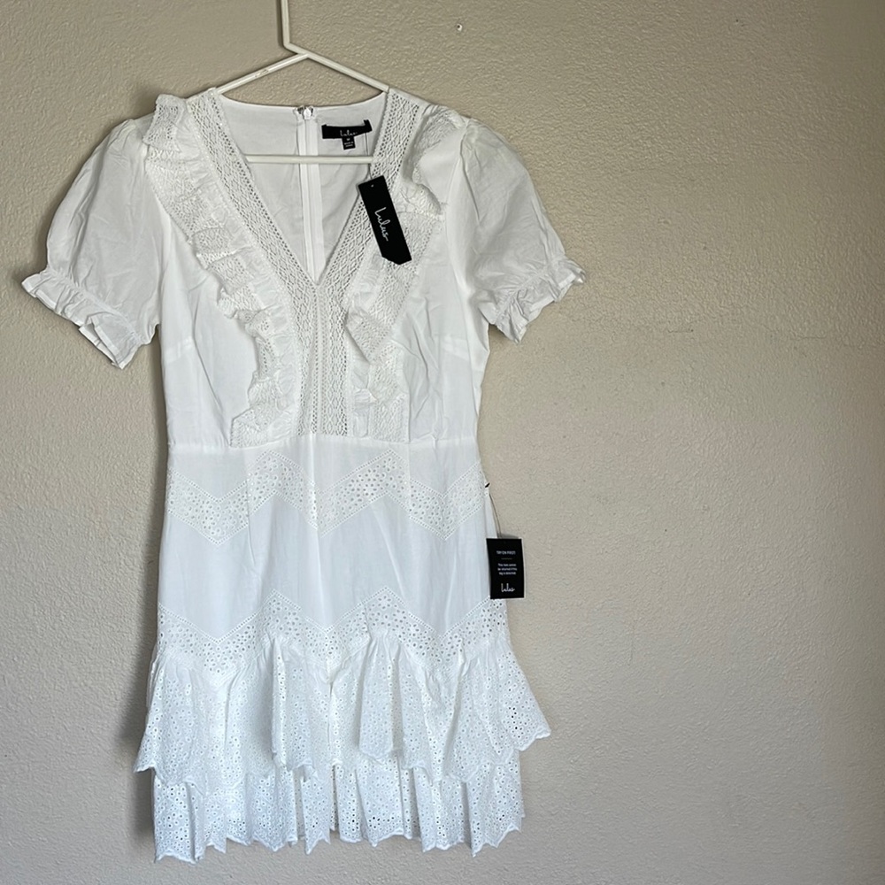 White mini dress - Lulus
